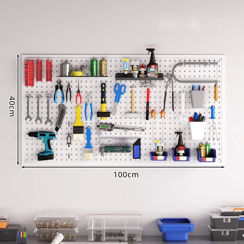 Panneau perforé - BoardWallOrganizer™ - Blanc - Liberté Rangement