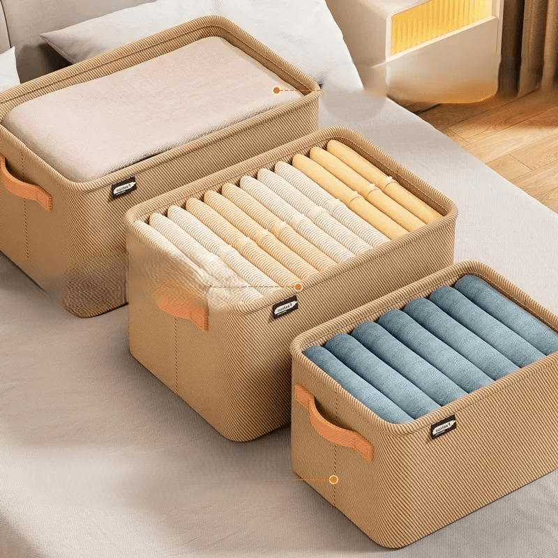 boite de rangement pour vêtement trois grandeurs