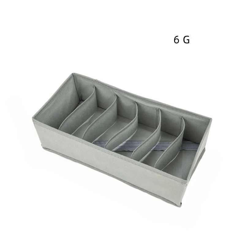 panier 6 grilles argent rangement sous-vêtements