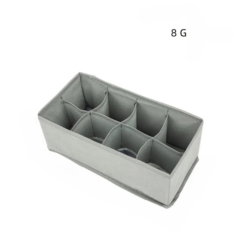 panier 8 grilles argent rangement sous-vêtements