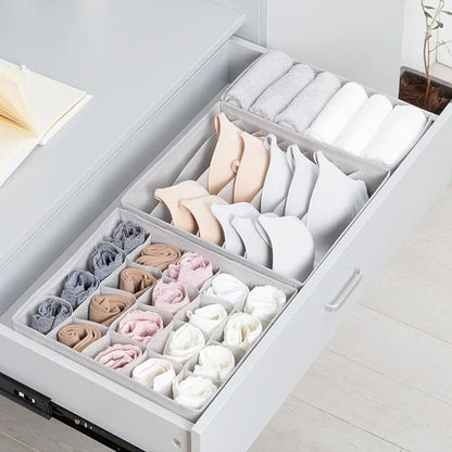 panier multigrilles argent rangement sous-vêtements tiroir commode