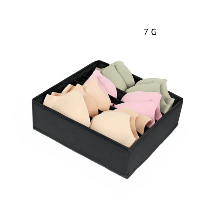 panier rangesousvet noir 7 grilles tissu non tissé perméable
