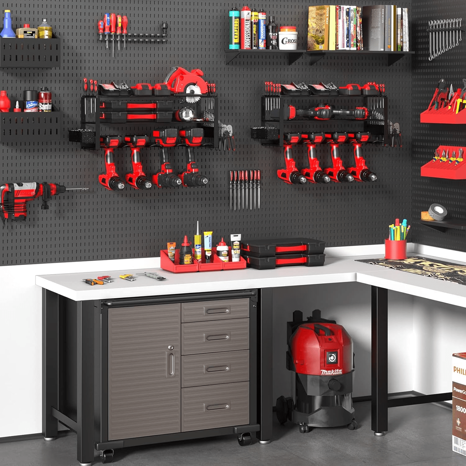 Étagère de garage - GarageOrganizerTool™ - Étagère avancée - Liberté Rangement