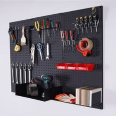 Panneau Perforé - BoardWallOrganizer™ - Noir - Liberté Rangement