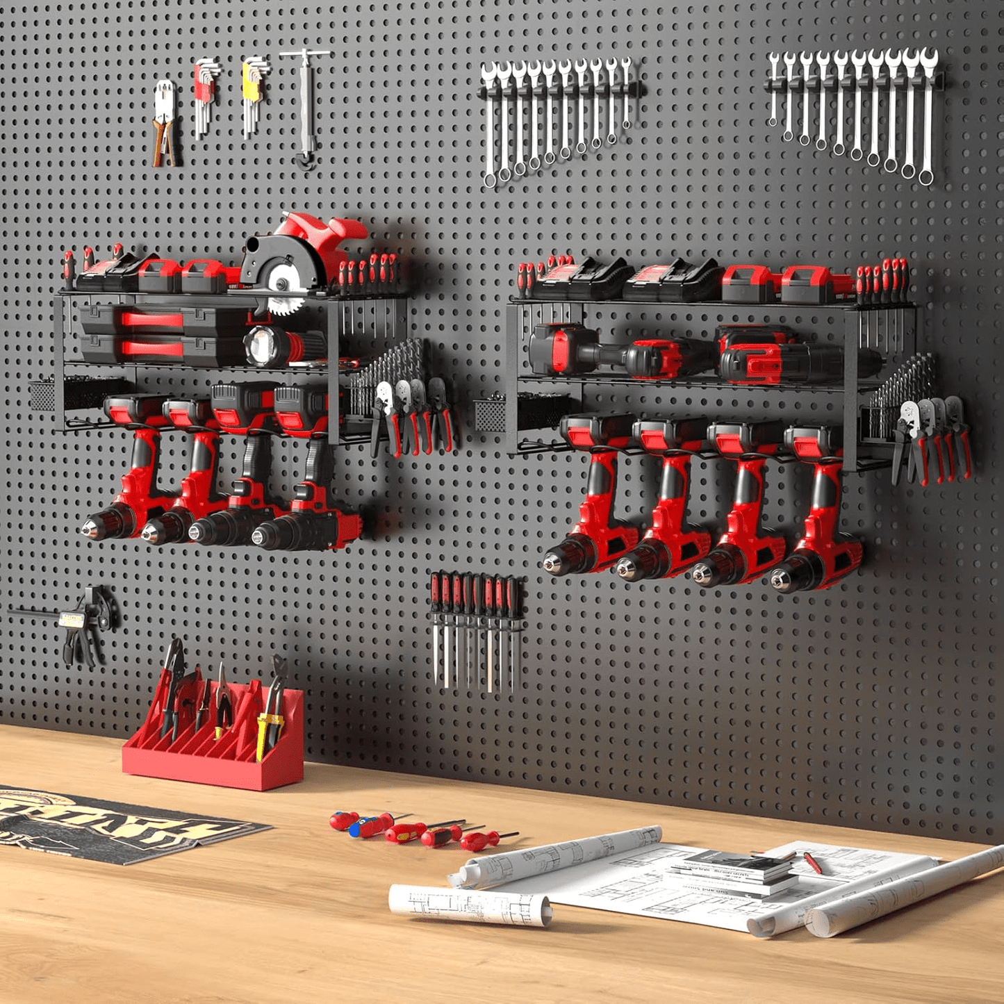 Étagère de garage - GarageOrganizerTool™ - Étagère avancée - Liberté Rangement